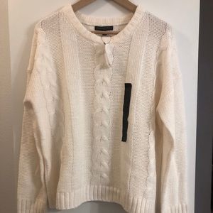 Cable sweater